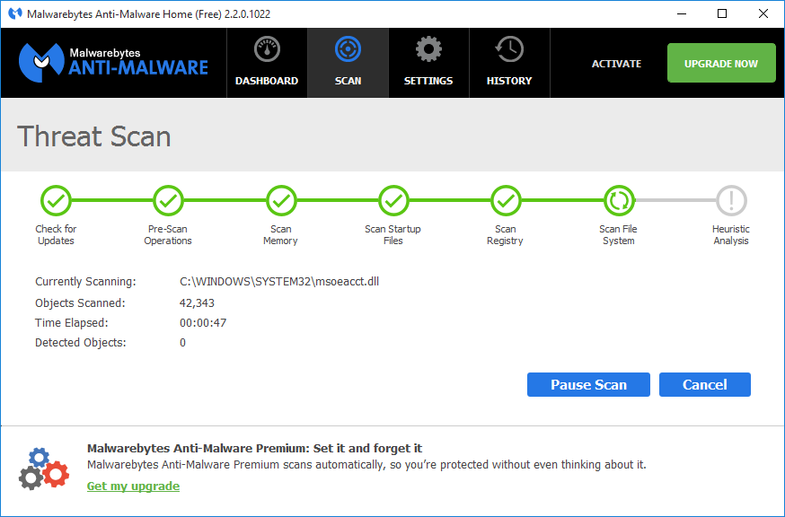 threat scan Malware