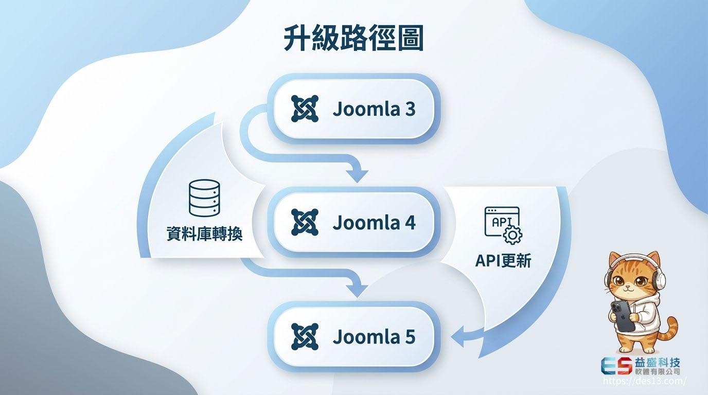 網站升級路徑圖